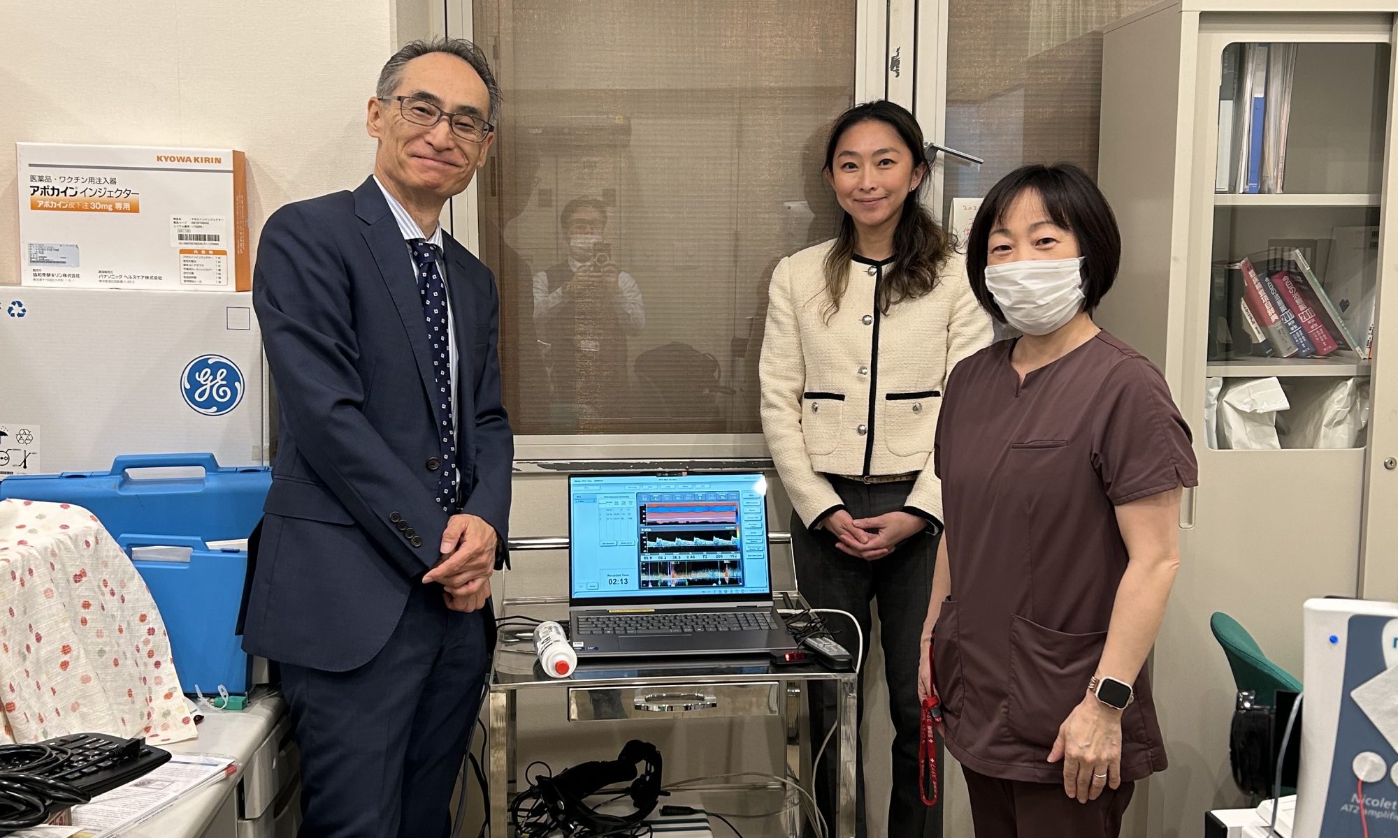 奈良県立医科大学附属病院様へ超音波血流計TCD測定装置Dolphin納入